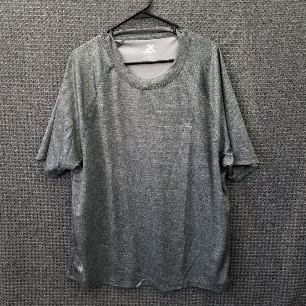 Zeroxposur Sun Protection T Shirt Gray Mens XXL